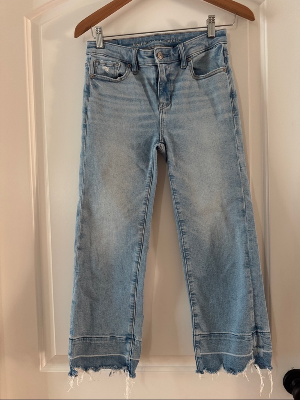 American Eagle Kick Boot Crop Jean, 00 short